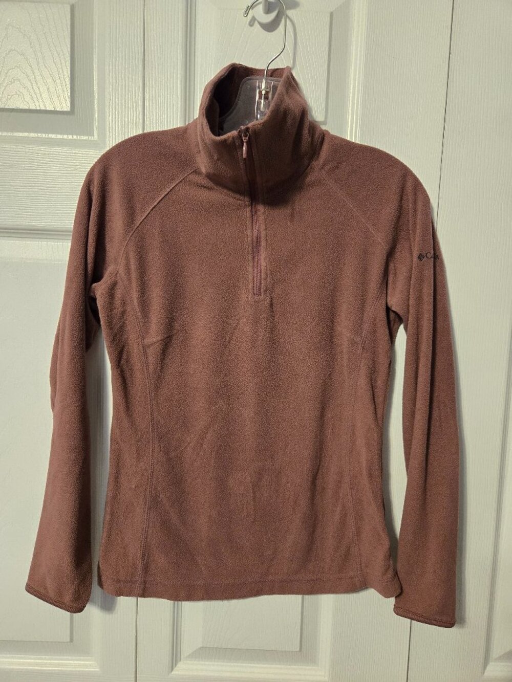 Columbia Fleece Quarter Zip Pullover, Size XS.